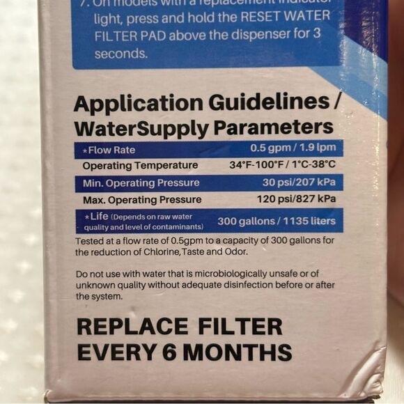 ICEPURE Refrigerator Water Filter RWF0900A Set of 3 - Picture 6 of 7